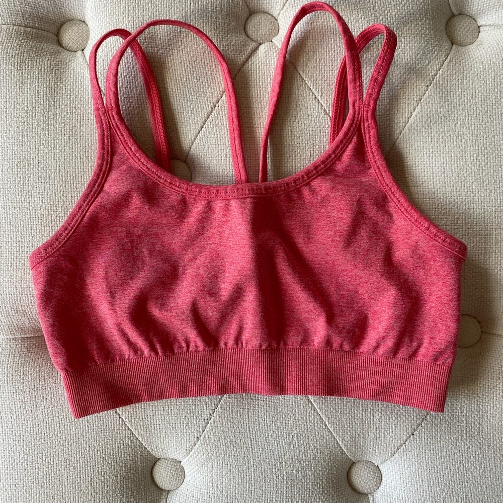 Zella Vibrant Red/Coral  Sports Bra